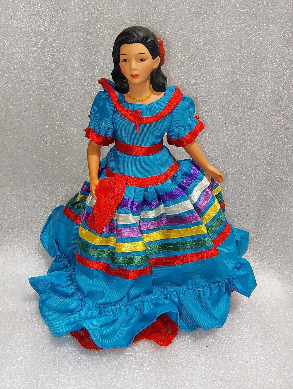Vintage 1990 Avon Lupita Mexico International Porcelain Doll